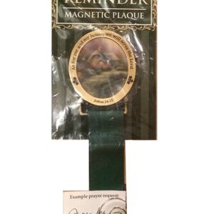 Promise to Pray Prayer Reminder Magnetic Plaque. Thomas Kinkade